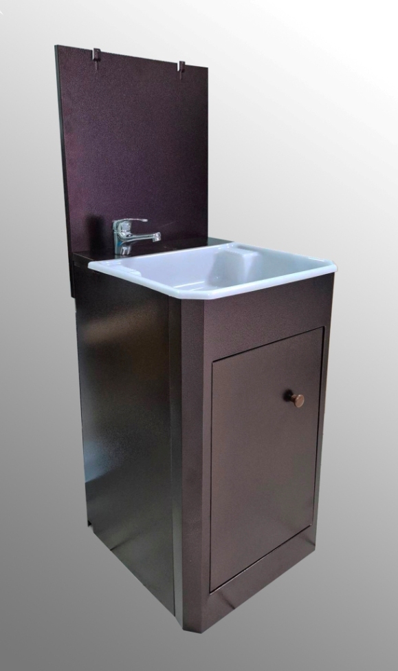 Умывальник "Дачный" "Античная медь" с пластиковой раковиной